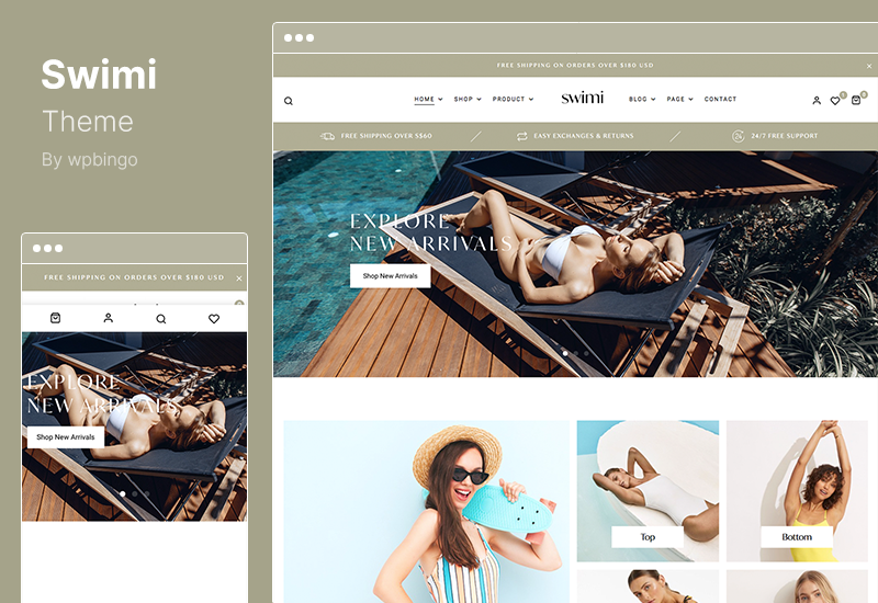 Swimi Theme - Swimwear WooCommerce WordPress Theme