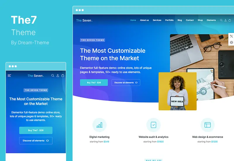 The7 Theme - Website and eCommerce Builder for WordPress Theme
