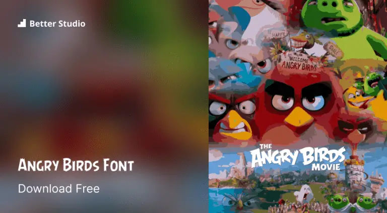 angry birds font free download photoshop