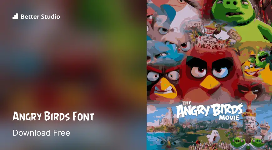 Angry Birds Font: Download Free Font & Logo