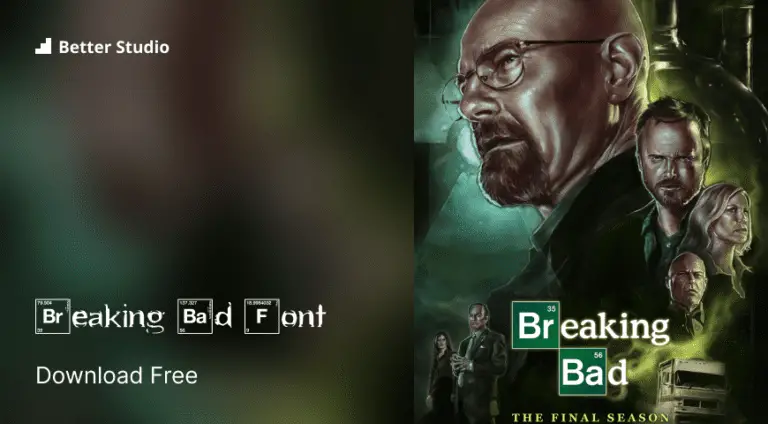 breaking bad font photoshop download