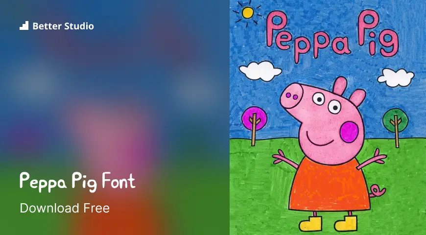 Peppa Pig Font: Download Free Font & Logo