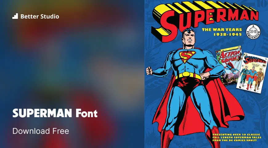 Superman Font: Download Free Font & Logo