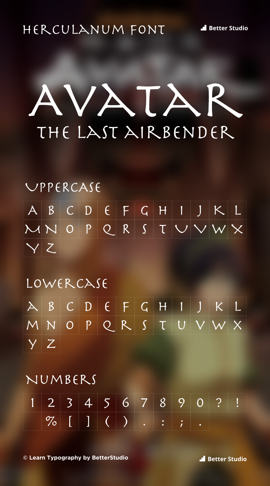 Avatar Font Generator  FREE Download  FontBolt