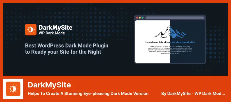 DarkMySite Plugin - Helps to Create a Stunning Eye-pleasing Dark Mode Version