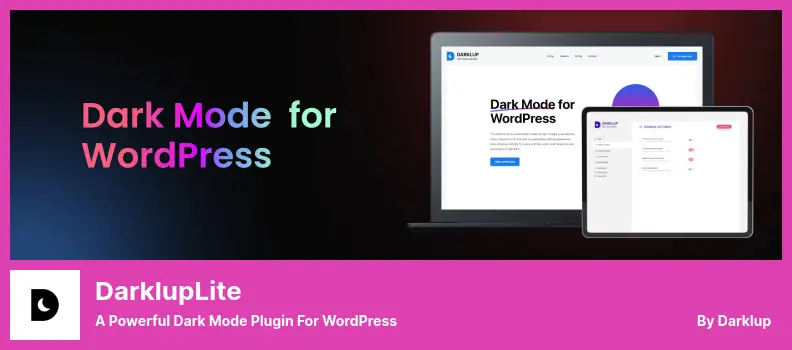 DarklupLite Plugin - A Powerful Dark Mode Plugin for WordPress