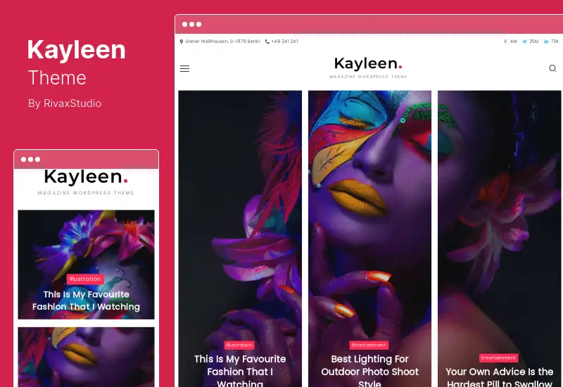 Kayleen Theme - Blog & Magazine WordPress Theme