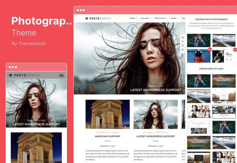 Photography Theme - Photography WordPress Theme