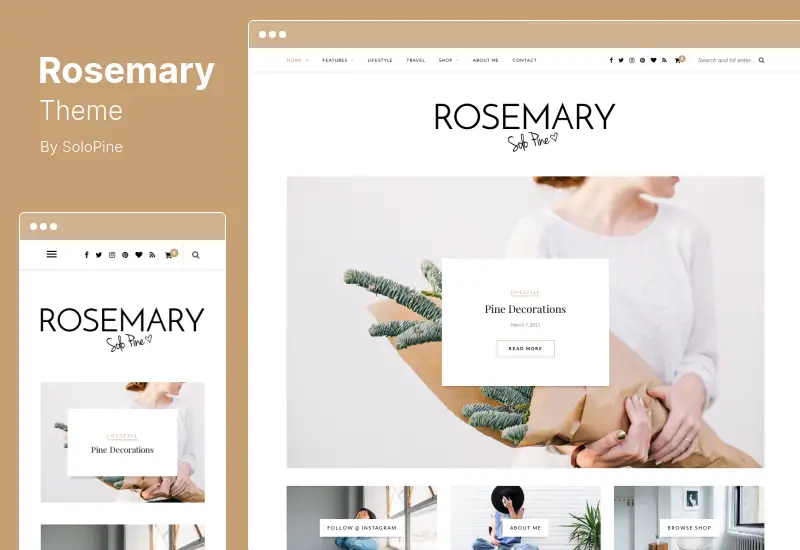 Rosemary Theme - A Responsive Blog WordPress Theme