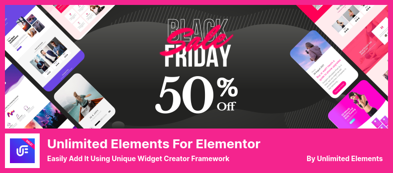 Unlimited Elements For Elementor Plugin - Easily Add It Using Unique Widget Creator Framework