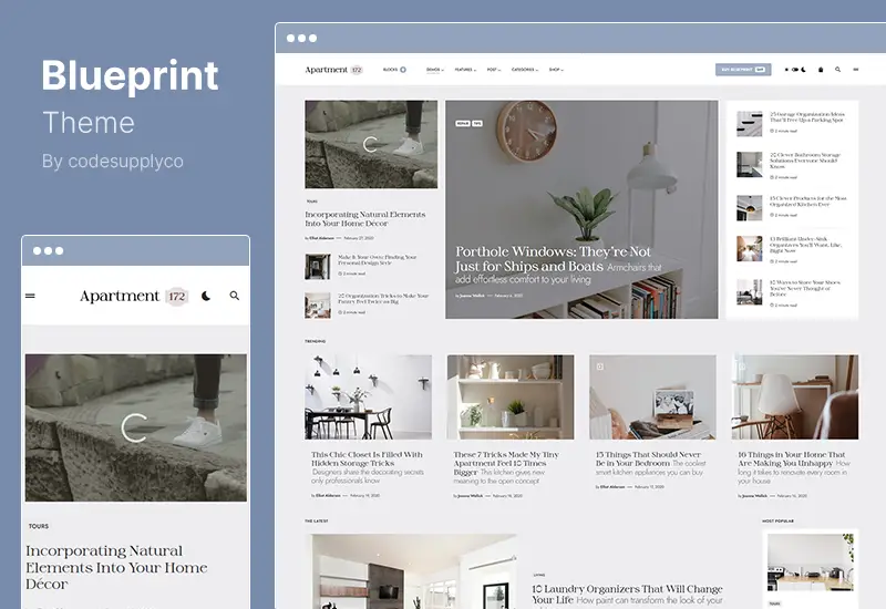Blueprint Theme - Next Generation Blog & Magazine WordPress Theme