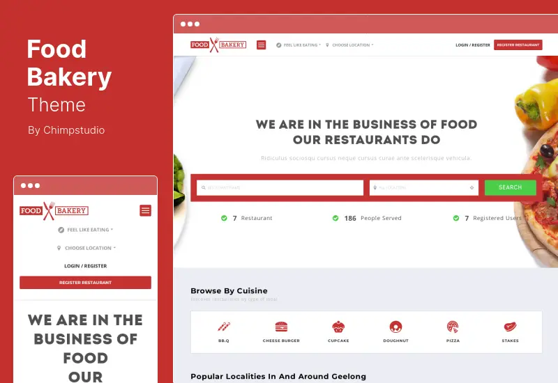 FoodBakery Theme - Delivery Restaurant Directory WordPress Theme