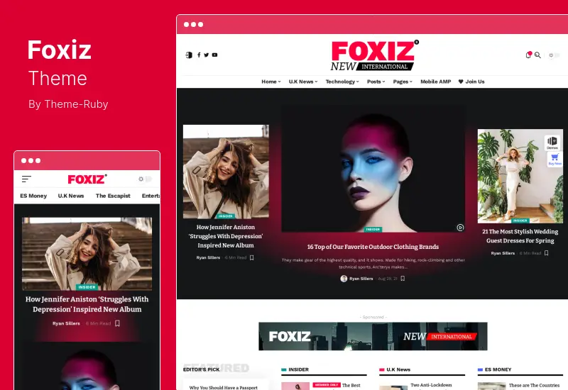 Foxiz Theme - Newspaper News and Magazine WordPress Theme 