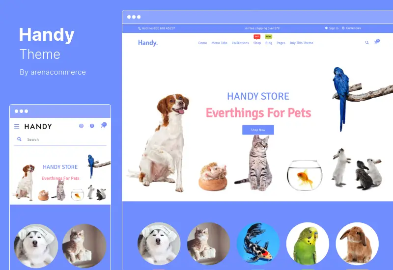 Handy Theme - Handmade Shop Shopify WordPress Theme