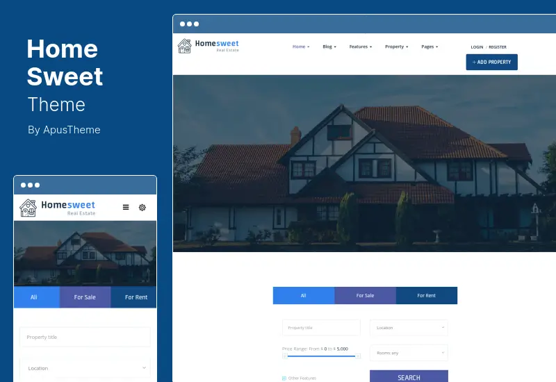 HomeSweet Theme - Real Estate WordPress Theme