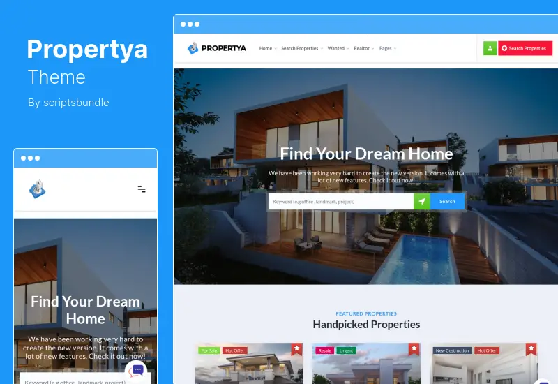 Propertya Theme - Real Estate WordPress Theme
