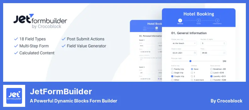 JetFormBuilder Plugin - A Powerful Dynamic Blocks Form Builder