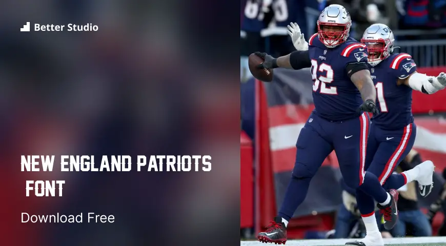 New England Patriots Font Download Free Font And Logo