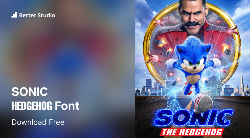 Sonic the Hedgehog Font Inspired Font for Procreate, Cricut, Canva ...