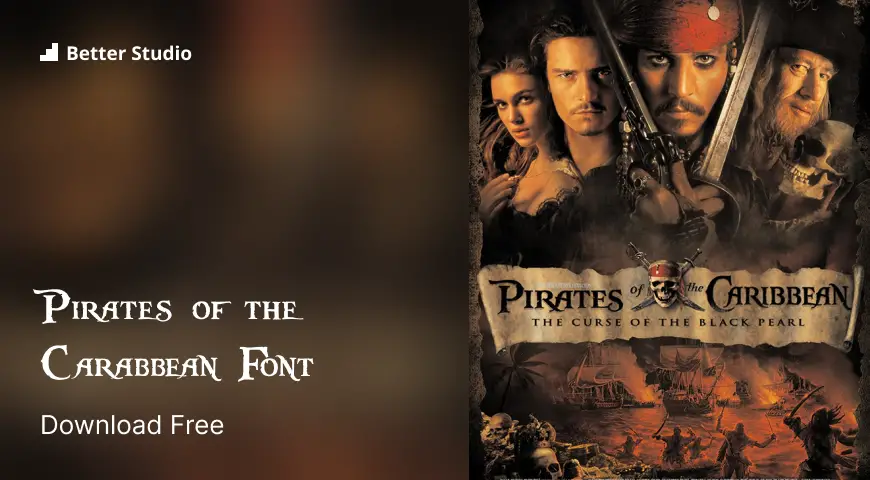 Pirates of the Carabbean Font: Download Free Font & Logo