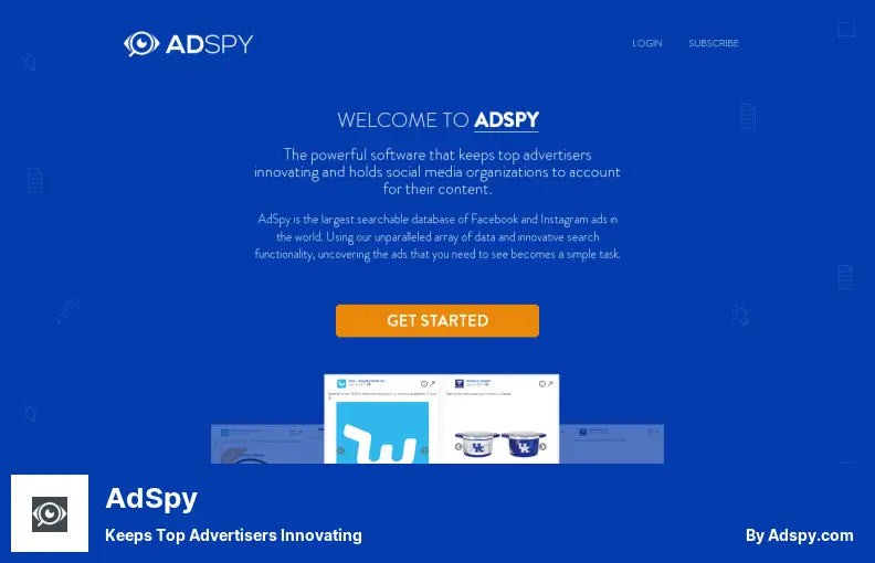 AdSpy - Keeps Top Advertisers Innovating