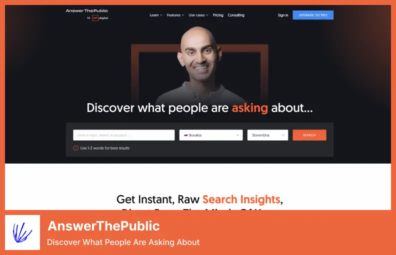 AnswerThePublic - Discover What People Are Asking About