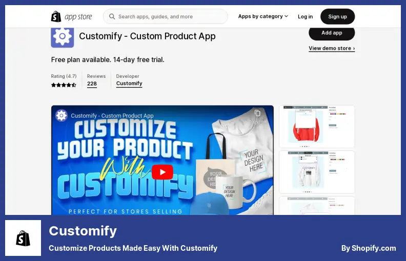 Customify - Customize Products Made Easy With Customify