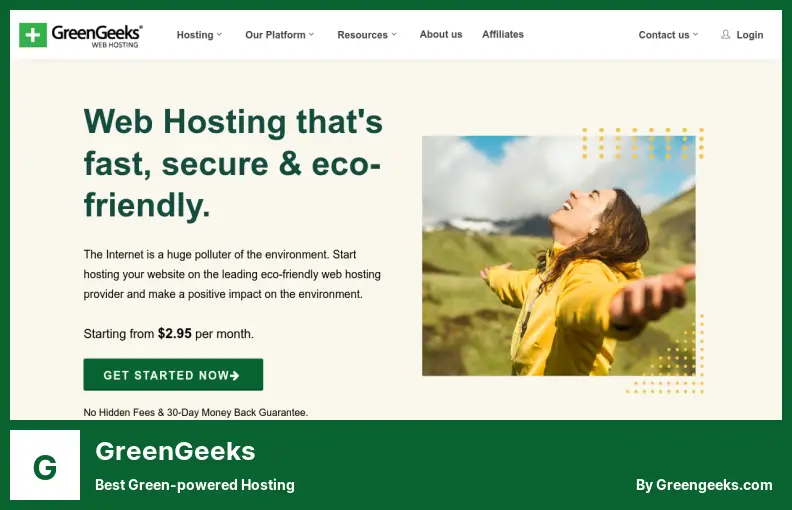 GreenGeeks - Best Green-powered Hosting