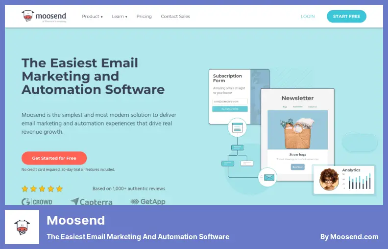 Moosend - The Easiest Email Marketing and Automation Software