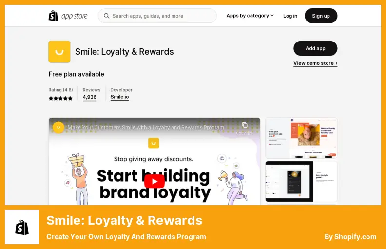 Smile: Loyalty & Rewards - Create Your Own Loyalty and Rewards Program