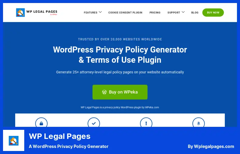 WP Legal Pages - a WordPress Privacy Policy Generator