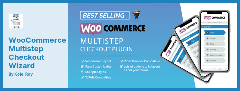 WooCommerce Multistep Checkout Wizard Plugin - Simplify and Beautify Your Checkout Process to Improve Conversions