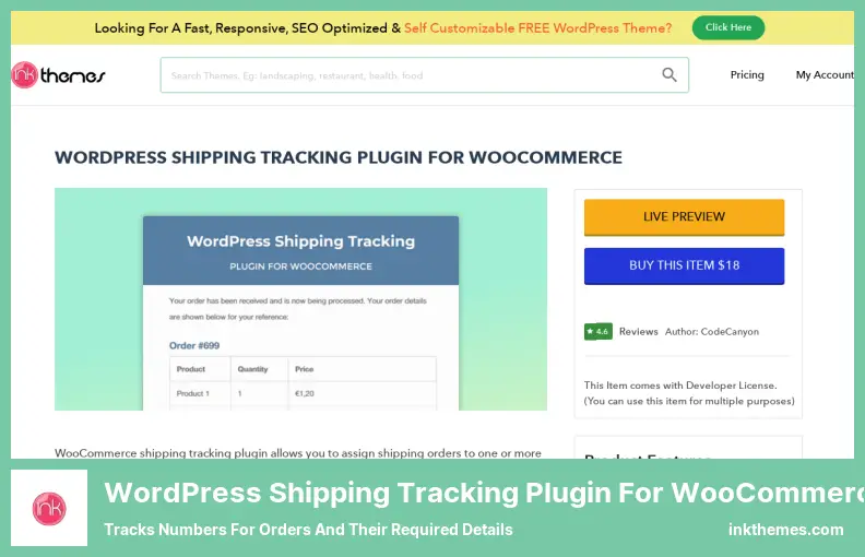 WordPress shipping tracking Plugin - Tracks Numbers for Orders and Their Required Details