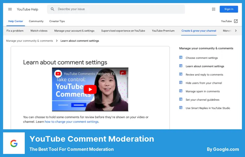 YouTube Comment Moderation - The Best Tool for Comment Moderation