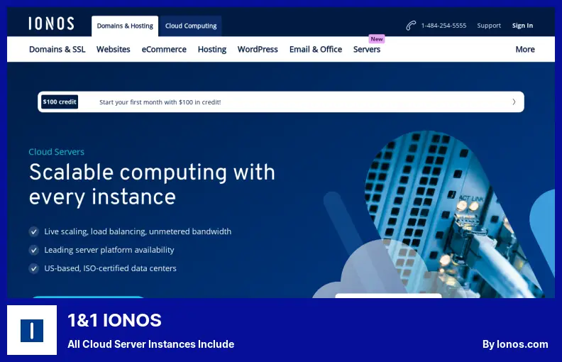1&1 IONOS - All Cloud Server Instances Include