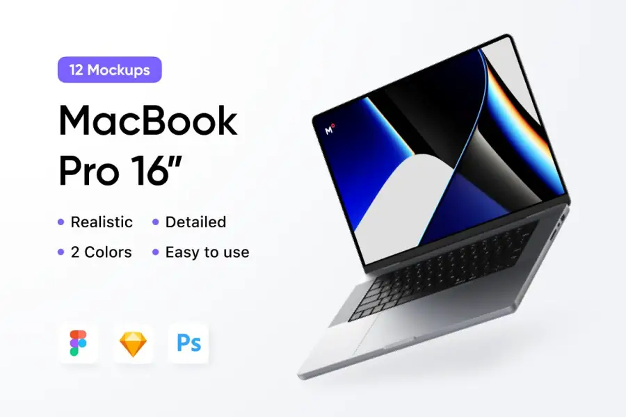 12 MacBook Pro 16u0022 Mockups Scenes - 