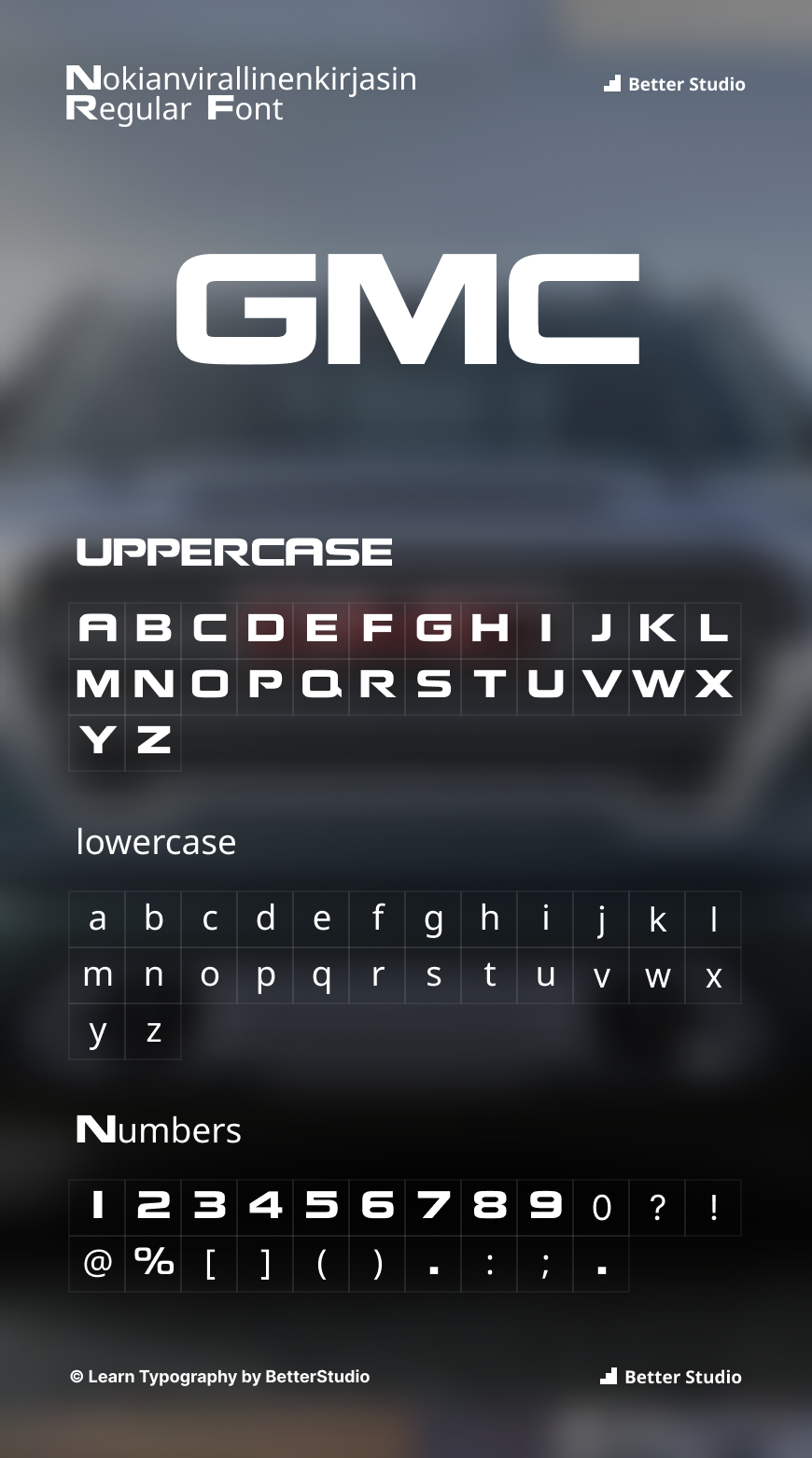 GMC Font: Download Free Font & Logo