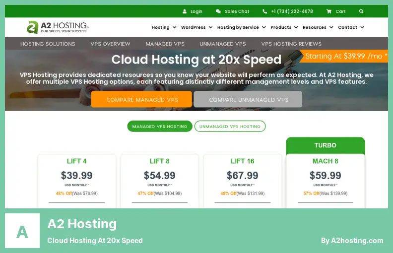 A2 Hosting - Cloud Hosting At 20x Speed