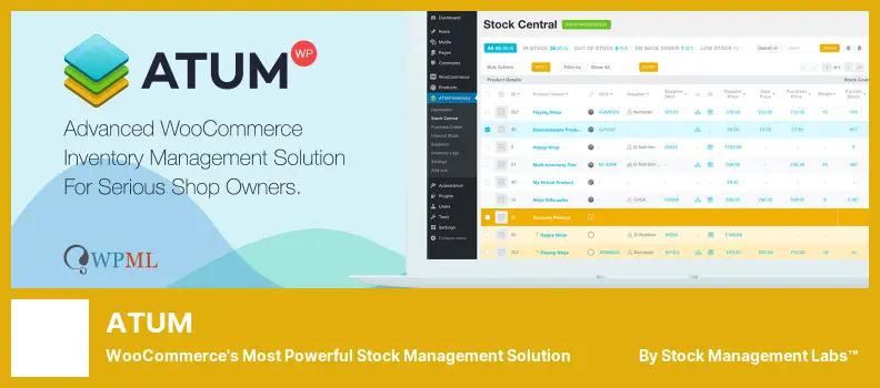 ATUM Plugin - WooCommerce's Most Powerful Stock Management Solution