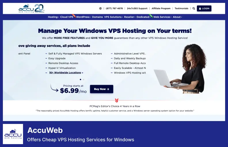 AccuWeb - Offers Cheap VPS Hosting Services for Windows