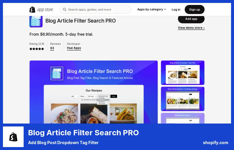 Blog Article Filter Search PRO - Add Blog Post Dropdown Tag Filter
