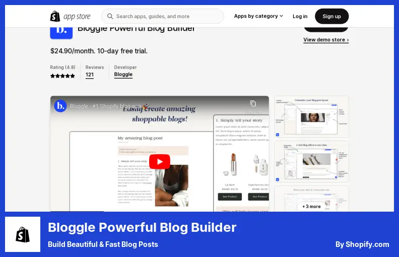 Bloggle Powerful Blog Builder - Build Beautiful & Fast Blog Posts