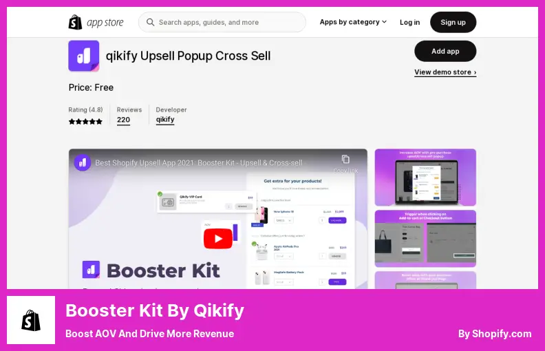Booster Kit by qikify - Boost AOV and Drive More Revenue