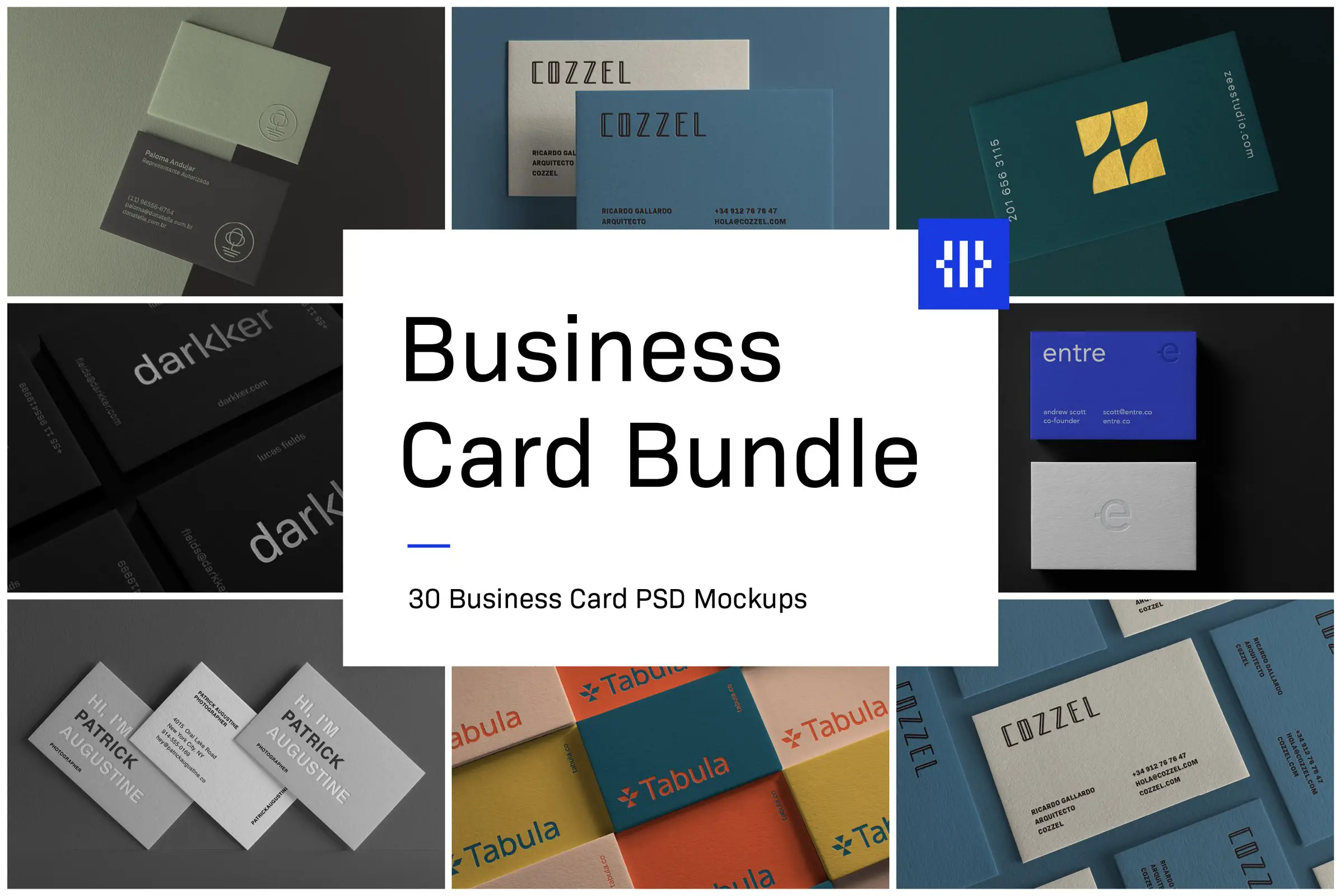 Business Card Mockup Bundle - 