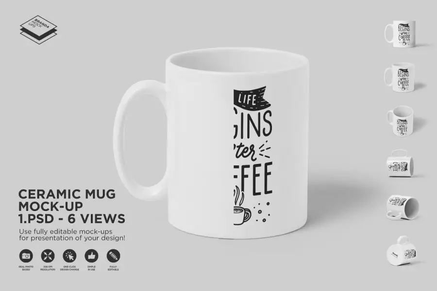 Ceramic Mug Mock-up - 