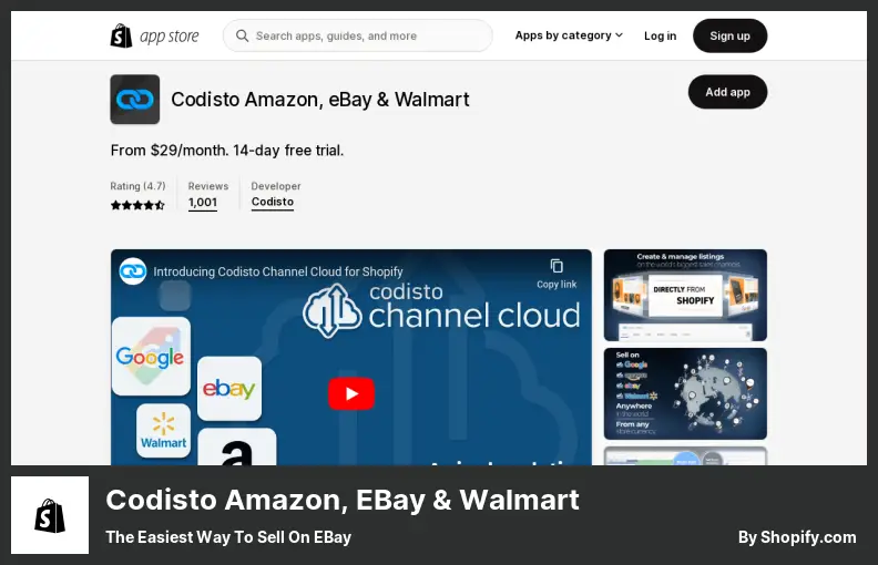 Codisto Amazon, eBay & Walmart - The Easiest Way to Sell On eBay