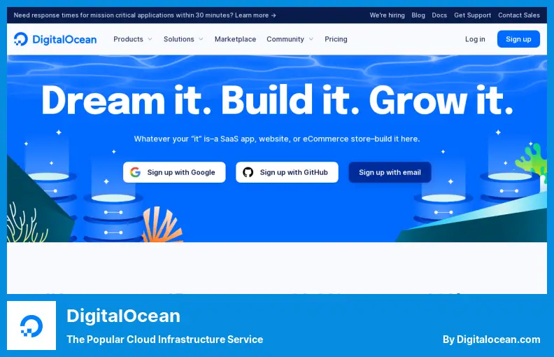 DigitalOcean - The Popular Cloud Infrastructure Service