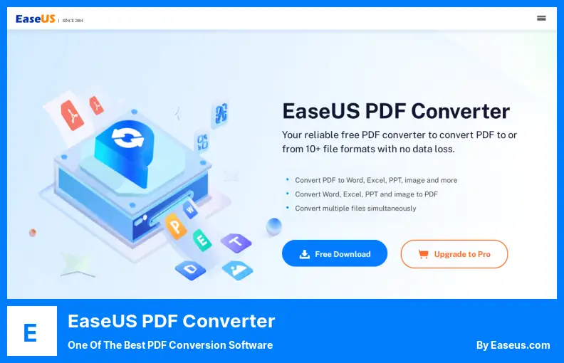 EaseUS PDF Converter - One of The Best PDF Conversion Software