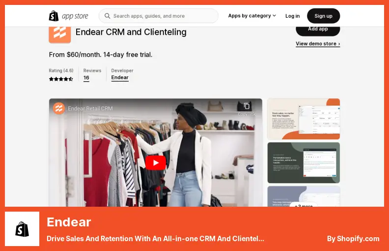 Endear - Drive Sales and Retention With an All-in-one CRM and Clienteling App