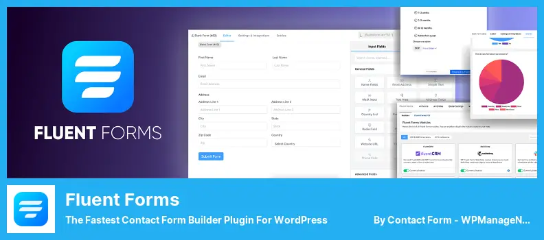 Fluent Forms Plugin - The Fastest Contact Form Builder Plugin for WordPress